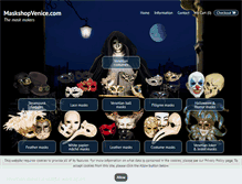 Tablet Screenshot of maskshopvenice.com